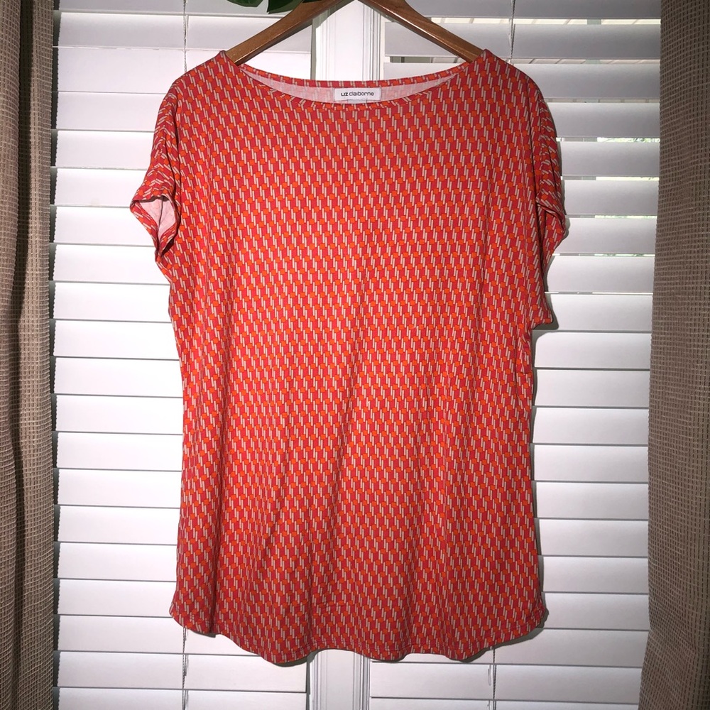 Liz Claiborne Boat neck Top